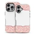 thumbnail image 2 of DesignSkinz Scratch-Resistant Hard Slim Case Compatible with iPhone 13 Mini (Compatible with MagSafe) - Vintage Pink Flower Frame, 2 of 9
