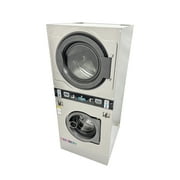 Commercial Coin Operated Washer Dryer Combo Stackable Double-layer 220V