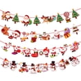 thumbnail image 5 of Bandera navideña de papel, adornos navideños para el hogar, guirnalda, Papá Noel, Navidad, decoración navideña, Año Nuevo 2024, 2025, 5 of 5