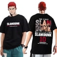 thumbnail image 2 of Camiseta de Anime Slam Dunk para hombre, Sakuragi Hanamichi kaade Rukawa, 100% algodón, camisetas de gran tamaño, camisetas informales de Manga corta, 2 of 4