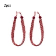 thumbnail image 2 of 2X Tie Back Curtain Bandage Hanging Decor Household Accessories Interesting Multipurpose Ornament Polyester Exquisite Red, 2 of 9