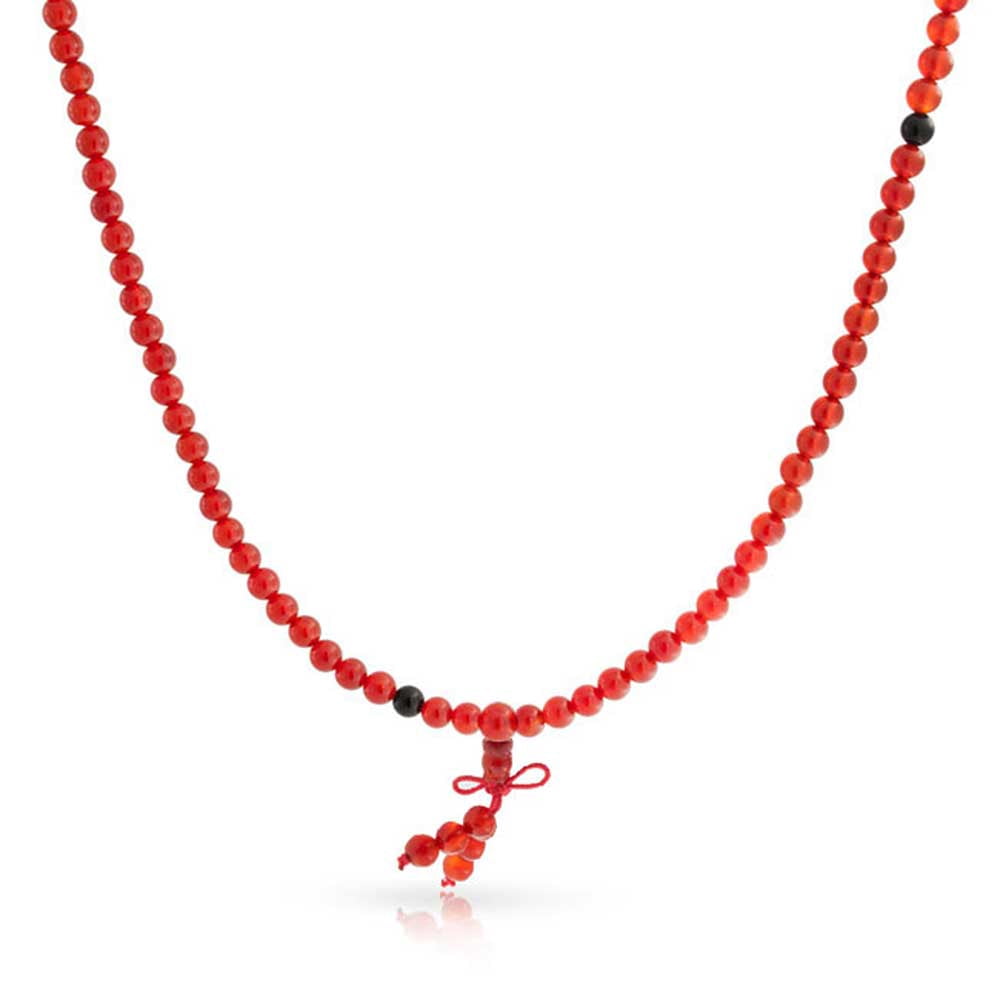 Mala Prayer Long Bead Necklace 