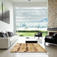 thumbnail image 7 of Ahgly Company Machine Washable Indoor Rectangle Abstract Papaya Orange Area Rugs, 3' x 5', 7 of 7