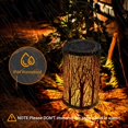 thumbnail image 2 of Linterna solar de 1 pieza para uso en exteriores, luz solar decorativa impermeable IP65 para jardín, lámpara solar, decoraciones para exteriores para caminos, jardines, terrazas y patios navideños, 2 of 6