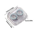 thumbnail image 4 of Advancent Caja organizadora de estuches para lentes de contacto de 4 piezas con pinzas, palo de succión, contenedor para el cuidado de los ojos, Almacenamiento y organización del hogar Advancent HA012427-00, 4 of 6