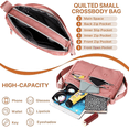 thumbnail image 2 of Women's Casual Crossbody Bag Multi-Pocket Shoulder Bag Casual Crossbody Bag Waterproof Nylon Messenger Purse, 2 of 5
