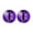 Violet, variant on Beast Eyes Headlight Decals Pair, 3D Stereo Eyes Stickers Decal, Funny Decals for Jeep Truck Car Body Window Bumper Decoration, Eye Headlight Decal, Round Eye Headlight Decal, Car Accessories