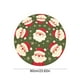 thumbnail image 3 of Tapete Circular Navideño Yhl250922003 | Alfombra de 60 Cm con Diseño de Copos de Nieve | Reverso Antideslizante de Vellón de Cristal Duradero | Alfombra para Entrada, Sala de Estar y Fiestas Navideña, 3 of 6