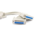 thumbnail image 3 of Cablesonline Cable De Impresora Con Divisor En Y Paralelo Macho/Doble Hembra Db25 De 8 Pulgadas (Ys-005), 3 of 5
