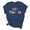 Navy-2, variant on Womens Casual Fashion Printed Crew Neck Short Sleeve Pullover T Shirt