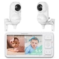 thumbnail image 1 of Monitor para Bebés Momcozy BM03 5.5" 1080P 2 Cámaras 5000mAh, 1 of 8