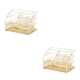 thumbnail image 4 of Moyic Estante organizador multifuncional para almacenamiento que ahorra espacio Elegante caja de almacenamiento de escritorio Conveniente oro oro 22.5*15*15cm 2Conjunto, 4 of 6