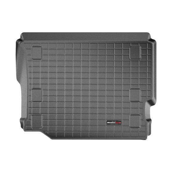 WeatherTech Cargo Trunk Liner compatible with Jeep Wrangler Unlimited 4-Door, Wrangler 4-Door - Behind 2nd Row Black