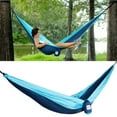 thumbnail image 5 of ecox Outdoors camping Hammock Single with 2 Tree Straps, Portable Lightweight Nylon Parachute for Backpacking, Travel, Beach, Backyard, Patio, Hiking Hammock, 5 of 6
