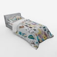 thumbnail image 2 of Ambesonne Cartoon Bedding Set 3 Pcs, Fox Bunny and Bear, Twin, Multicolor, 2 of 2