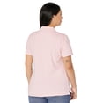 thumbnail image 2 of Polo Tommy Hilfiger liso de manga corta con diseño de bailarina, color rosa, 2 of 3