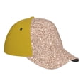 thumbnail image 2 of Goofa Beige Sparkling Glitter Printed Baseball Cap for Men and Women - Adjustable Unisex Hat for Sports and Casual Wear,Sun protection Casual Outdoor Everyday Fashion Cap, 2 of 9