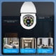 thumbnail image 2 of 4X Bulbo de Vigilancia E27 Wifi CáMara IP VisióN una Color Seguimiento Humano AutomáTico 4X Zoom Digital Monitor de Seguridad, 2 of 8
