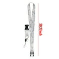 thumbnail image 2 of Foqnuq Patterned Mobile Phone Lanyard, Detachable Polyester Neck Strap, ID Card Holder Lanyard for Work, Camera & Keys, Durable & Stylish Hanging Rope, 2 of 2