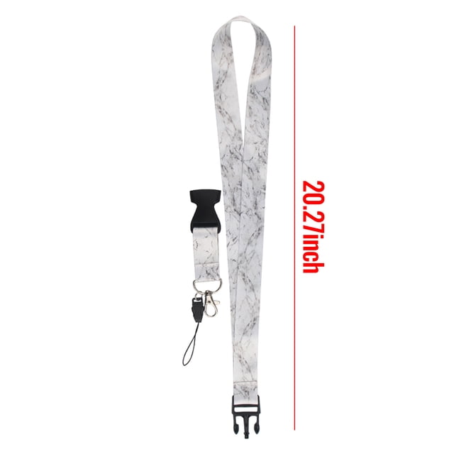 Cehvom Patterned Mobile Phone Lanyard with Buckle, Polyester, Assorted Colors