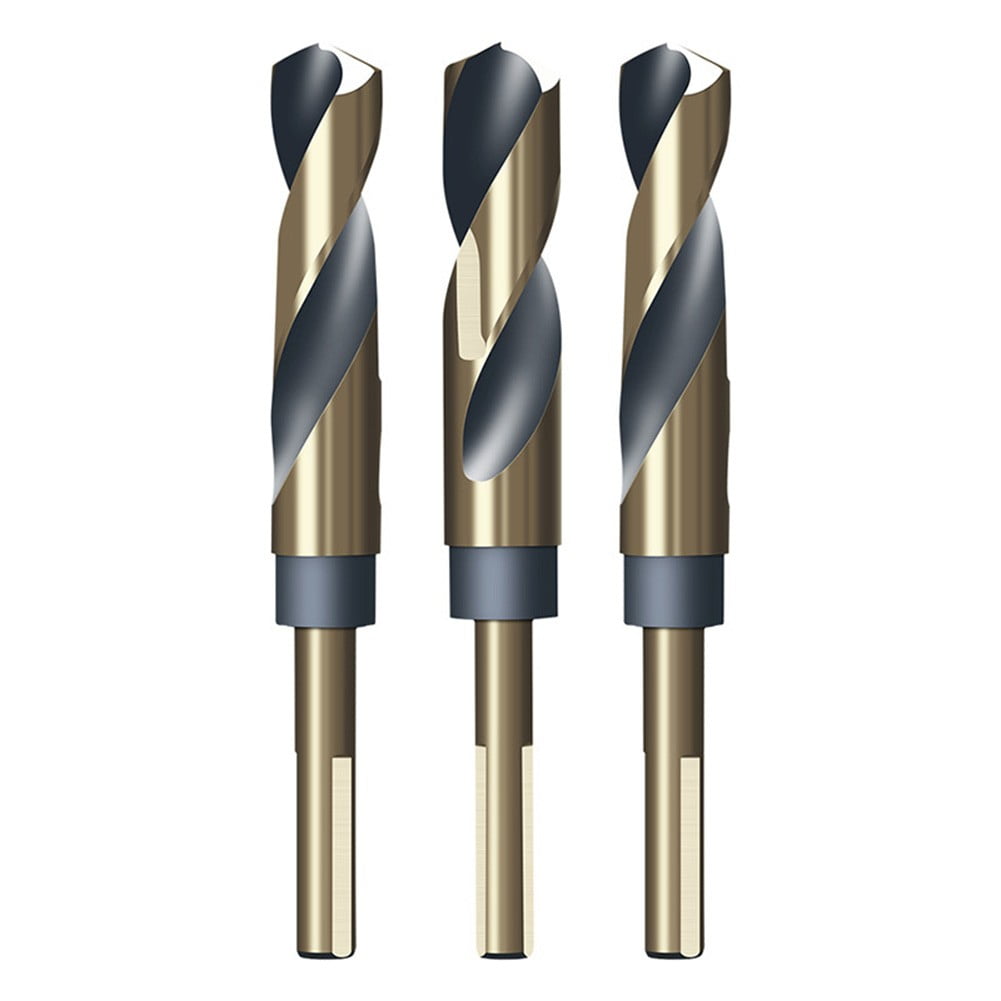 Wuweikeji 12-30mm Round Shank Reduced T-wist Drill Bits Cobalt HSS Hole Cutter Drilling Tool for Wood Iron Stainless Steel Aluminum Metal