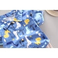 thumbnail image 6 of Toddler Boys Outfit Sets Summer Beach Style Cartoon Print Short Sleeve T-Shirt And Shorts 2 Piece Set Children Kids Casual Clothes Outfits, 6 of 7