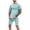 00 # Blue, variant on REORIAFEE Mens Hawaiian Sets Floral Beach Vacation Outfits Lounge Set Men's Striped T-Shirt Set Round Neck Short Sleeve Shorts Slim Fit Sports Holiday Set T-Shirt Top Shorts Two Piece Set Green L
