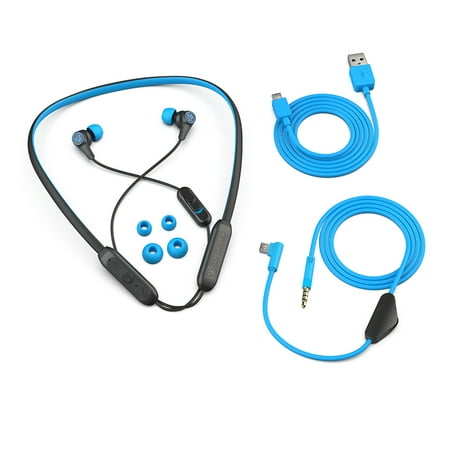 JLab - Play Gaming Wireless Earbuds - Black/Blue