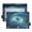 Black Hole and Nebula, variant on Cloud and Stars 2 Pack Pencil Pouch for 3 Ring Binder Smooth Zipper Folders with Pockets Clear Window Pencil Case