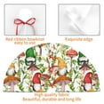 thumbnail image 6 of Kll 30" Christmas Tree Skirt Mushrooms Gnomes Xmas Tree Skirts Mat For New Year Xmas Holiday Party Indoor Outdoor Home Decoration, 6 of 9