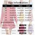 thumbnail image 4 of YOUYEDIAN Solid Color Hoodie Dress for Girls Casual Fashion Long Sleeve Hooded Mini Dress, 4 of 5