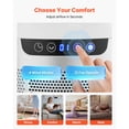thumbnail image 4 of KFFKFF Bladeless Tower Fan with 65° Oscillation, 12 Speed Settings, 4 Modes, and 8-Hour Timer, High-Velocity Air Circulator for Home, Office, Bedroom, and Living Room, White, 4 of 9