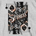 thumbnail image 4 of Hot Leathers SPB1075 Men’s Ash 2023 Sturgis Gambler Short Sleeve T-Shirt Large, 4 of 4