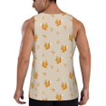 thumbnail image 3 of Xecao Squirrel Animal Men's Tank Top Workout Quick Dry Sleeveless Gym Jogging Muscle Shirts Summer Swim Beach Tops, 3 of 9