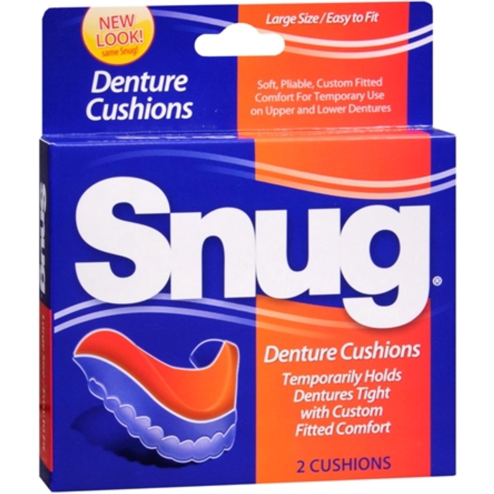Snug Denture Cushions, 2 Count