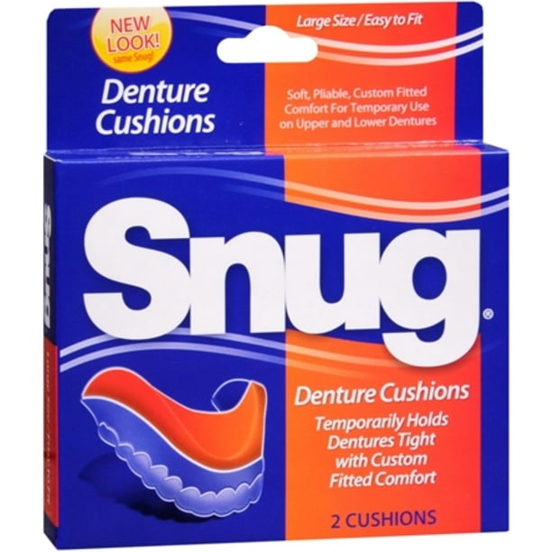 Snug Denture Cushions, 2 Count