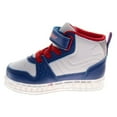 thumbnail image 3 of Sega Sonic The Hedgehog High Top Sneakers Boys, Speedy Athletic Racing Design Durable Canvas Lace Up Closure (Toddler Little Kid), Blue, Size: 7, 3 of 7