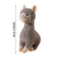 thumbnail image 3 of Stuffed Animal Cute Alpaca Plush Toy, 12 Inch Super Cute Camel Stuffed Animal Gift for Girls Boys (1PC, Grey), 3 of 6