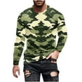 thumbnail image 2 of VBTAPA Mens Long Sleeve Camo T-shirt Colorful Graphic Tees Casual Stylish Tops Lightweight Workout Tee Todays Daily Deals Light Green XXL, 2 of 5