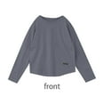 thumbnail image 5 of Mgmyaa Long Sleeve T Shirt for Woman Oversize Summer Tops Classic Comfy T-Shirt, 5 of 5