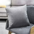 thumbnail image 4 of Decorative Throw Pillows, Linen Sofa Cushion,Sofa Bed Pillows for Living Room, Bedroom, Office Decor,18x18 Inch(Gray), 4 of 6