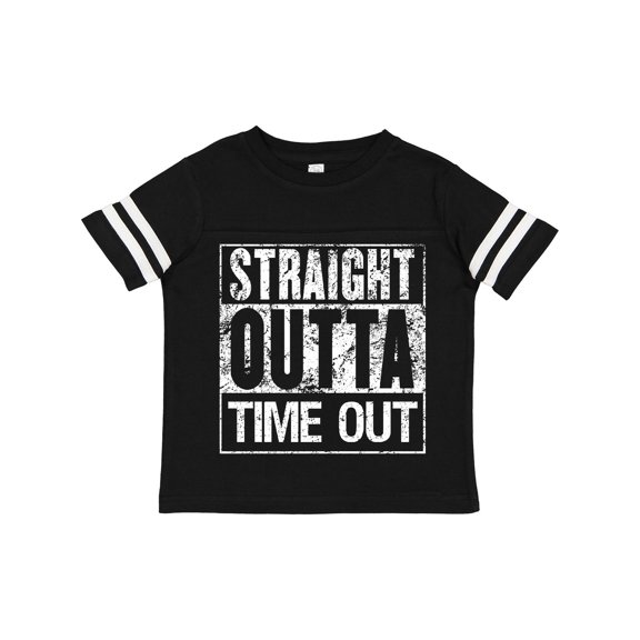 Inktastic Straight Outta Time out Boys or Girls Toddler T-Shirt