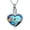 Rainbow-Blue, variant on Sea Turtle Urn Necklace for Ashes Crystal Women Men Cremation Jewelry for Ashes Urns for Human Ashes Pendant Necklace with Funnel Filler Kit