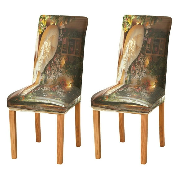 BZSMCE Chairs Slipcovers Dining Chair Covers Floral Room Creative Pattern