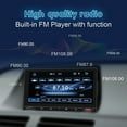 thumbnail image 2 of Maytalsory Lecteur MP5 Double Din en Métal pour Tableau de Bord Automobile 7 Pouces Bluetooth-compatible 4.2 Double USB Télécommande Radio Sans Fil, 2 of 6