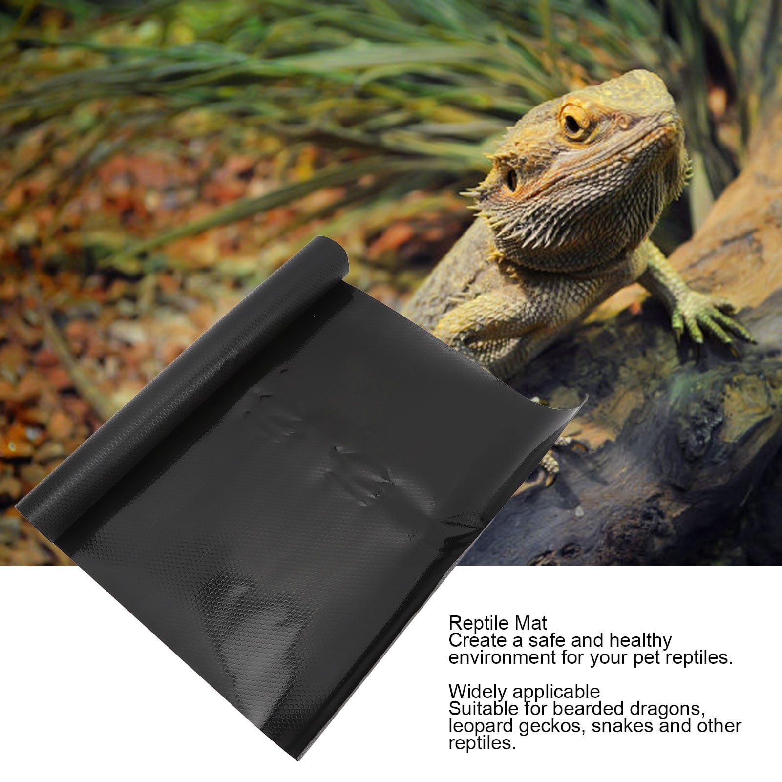 Reptile Substrate Mat, Long Service Life Reptile Carpet for