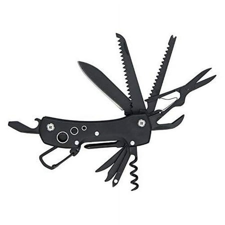 Basics 15-in-1 Multi-Tool Pocket Knife with Nylon Sheath