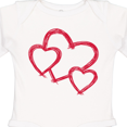 thumbnail image 4 of Inktastic Three Red Hearts Boys or Girls Long Sleeve Baby Bodysuit, 4 of 5