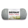 thumbnail image 2 of (3 pack) Bernat Super Value, 4 Worsted (Medium) Acrylic Yarn, Soft Grey 7oz/197g 440 Yards, 2 of 4