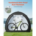 thumbnail image 5 of Outdoor Bike Storage Tent Fan-Shaped Waterproof Bike Tent for 4 to 5 Bikes, 5 of 5
